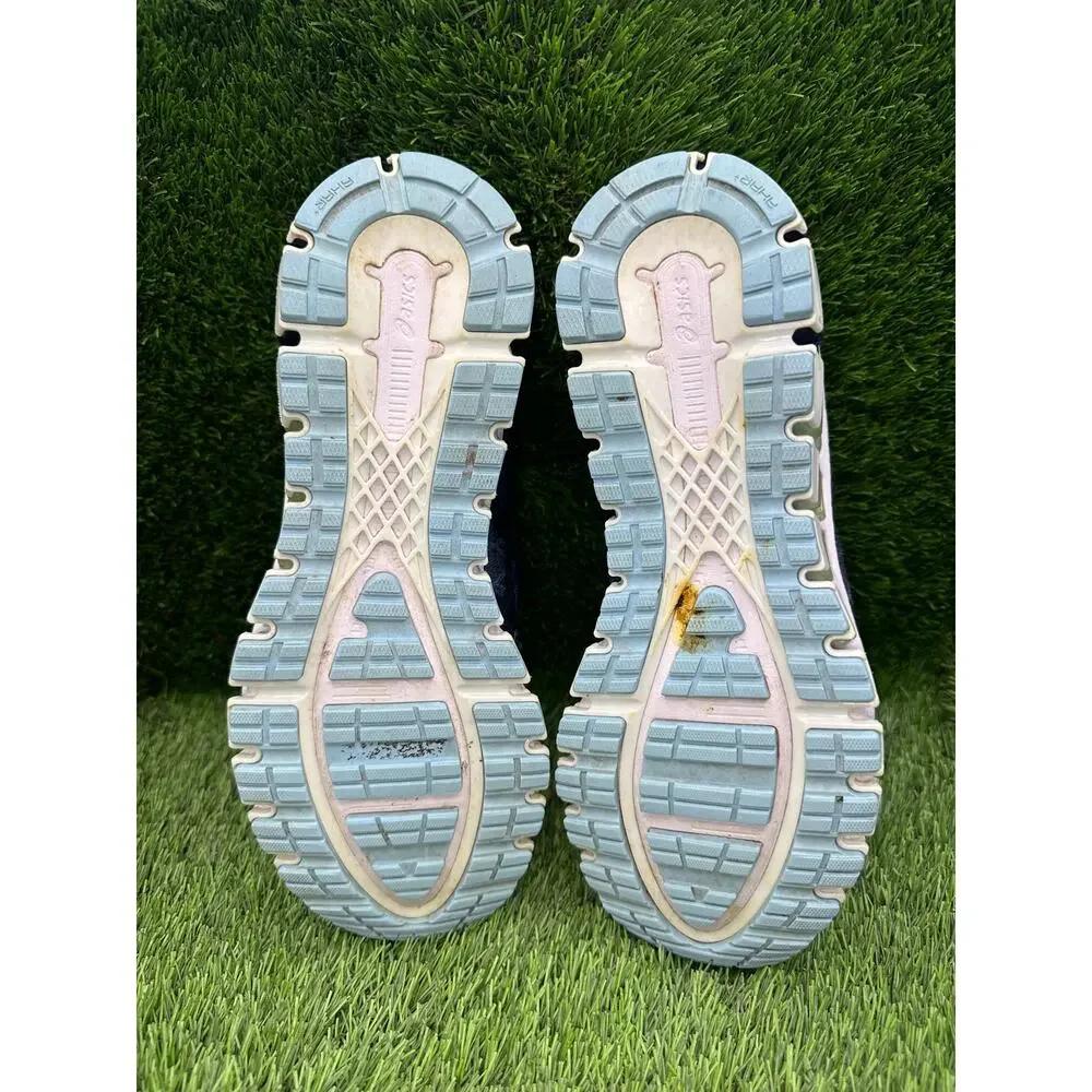 Asics Gel Quantum 180 4 1022A098 Athletic Sneaker Women's 9 Blue Synthetic Gym